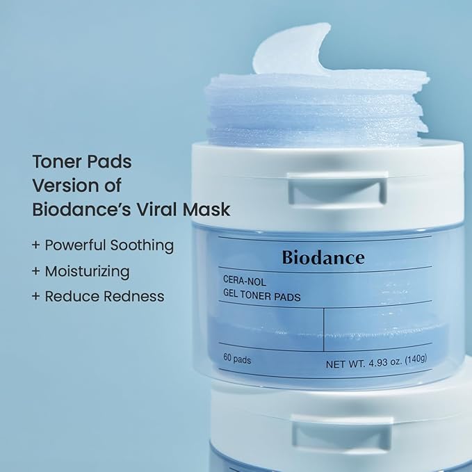 BIODANCE CERANOL GEL TONER PAD 60 SHEETS