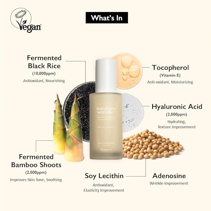 HARUHARU WONDER RICE HYALURONIC ANTI-WRINKLE SERUM 50 ML