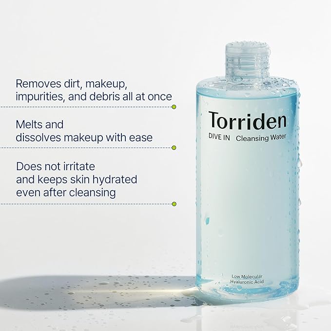TORRIDEN DIVE-IN LOW MOLECULAR HYALURONIC ACID CLEANSING WATER 400ML