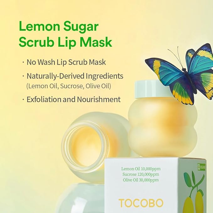 TOCOBO LEMON SUGAR LIP MASK 20ML