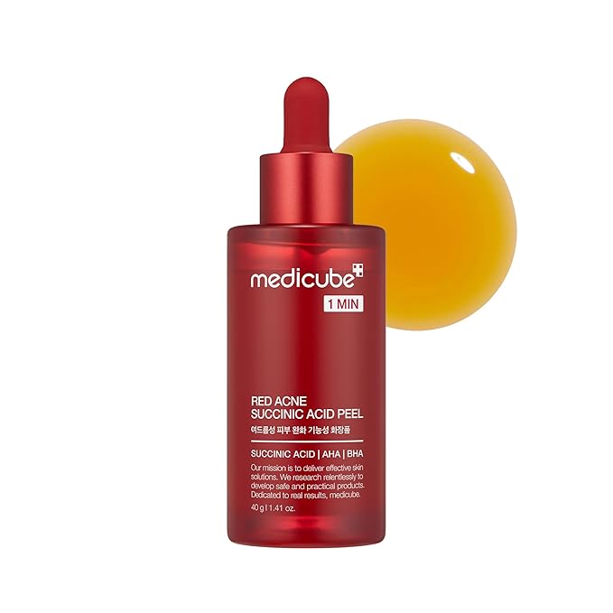 MEDICUBE 1 MINUTE RED ACNE SUCCINIC ACID PEEL 40 G