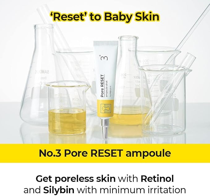 NUMBUZIN +3 PORE RESET AMPOULE SHOT 25 ML