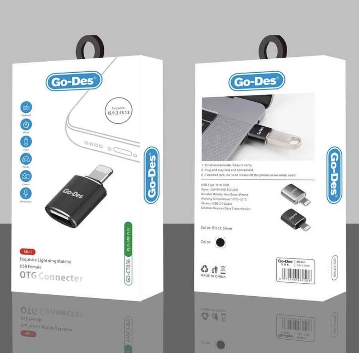 GO-DES OTG CONNECTEUR IPHONE IPAD ( USB ) - Premium from DION - Just DA 2900! Shop now at DION