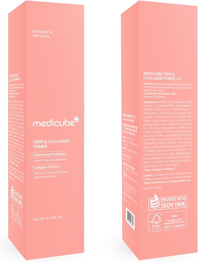 MEDICUBE TRIPLE COLLAGEN TONER 140ML