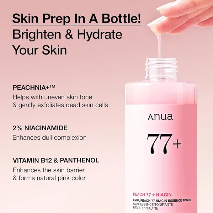 ANUA PEACH 77 NIACIN ESSENCE TONER 250 ML ( NEW )