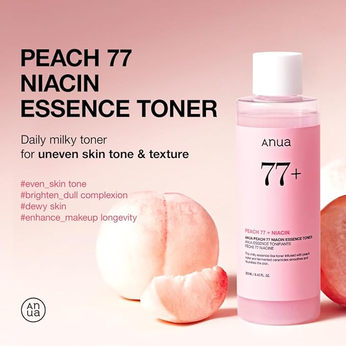 ANUA PEACH 77 NIACIN ESSENCE TONER 250 ML ( NEW )