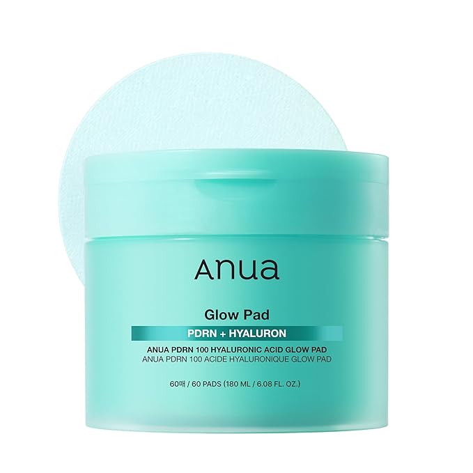 ANUA PDRN 100 HYALURONIC ACID GLOW 60 ML PADS 180 ML
