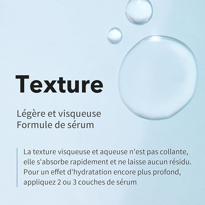 MIXSOON - SÉRUM À L'ACIDE HYALURONIQUE À L'EAU DE GLACIER - 300ML