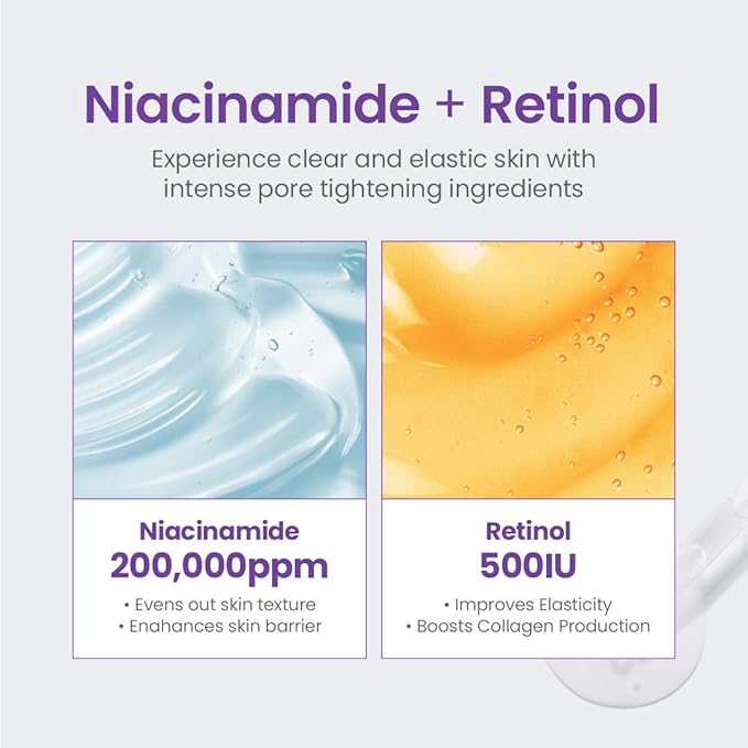 TIRTIR NIACINAMIDE 20% SERUM + RETINOL + GLUTATHIONE 30ML