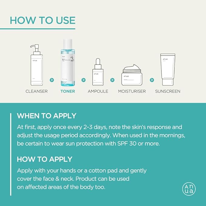 ANUA TONER GENTLE EXFOLIATING BHA 2% 150 ML