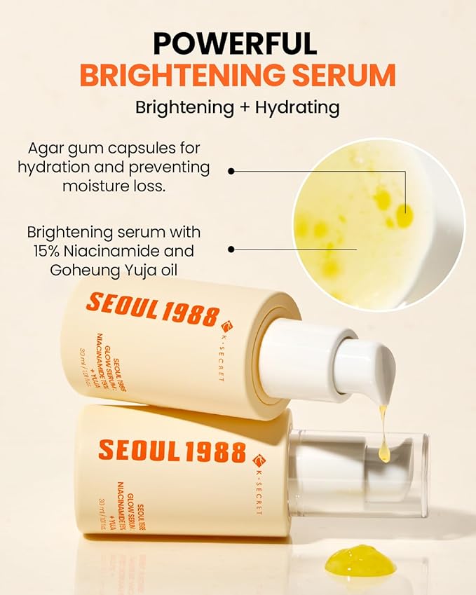 K-SECRET SEOUL 1988 GLOW SERUM NIACINAMIDE 15% + YUJA 30ML