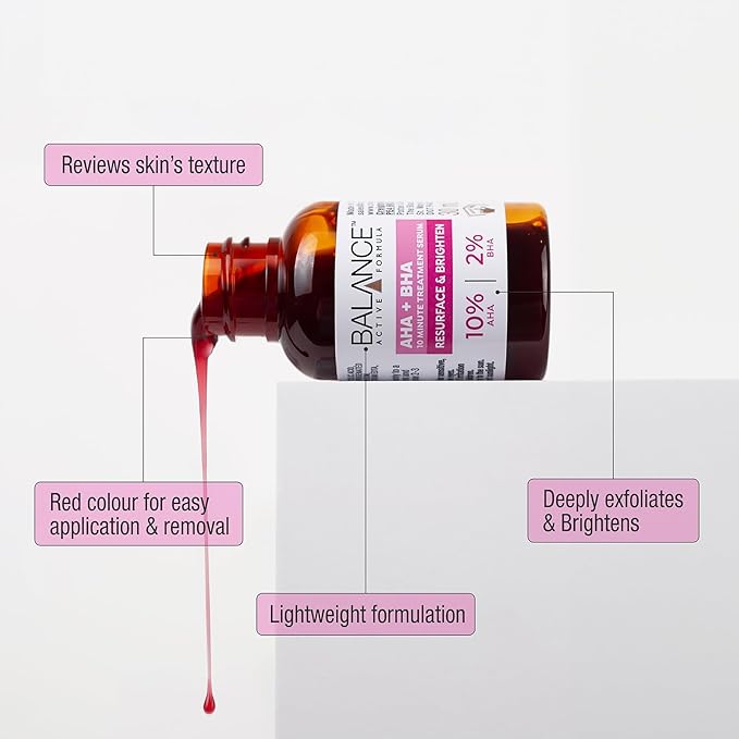 BALANCE ACTIVE FORMULA AHA 10 BHA 2 RESURFACE & BRIGHTEN SERUM 30ML