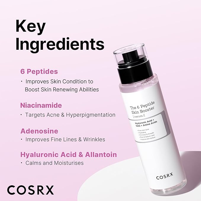 COSRX 6X PEPTIDE COLLAGEN BOOSTER TONER SERUM 150ML