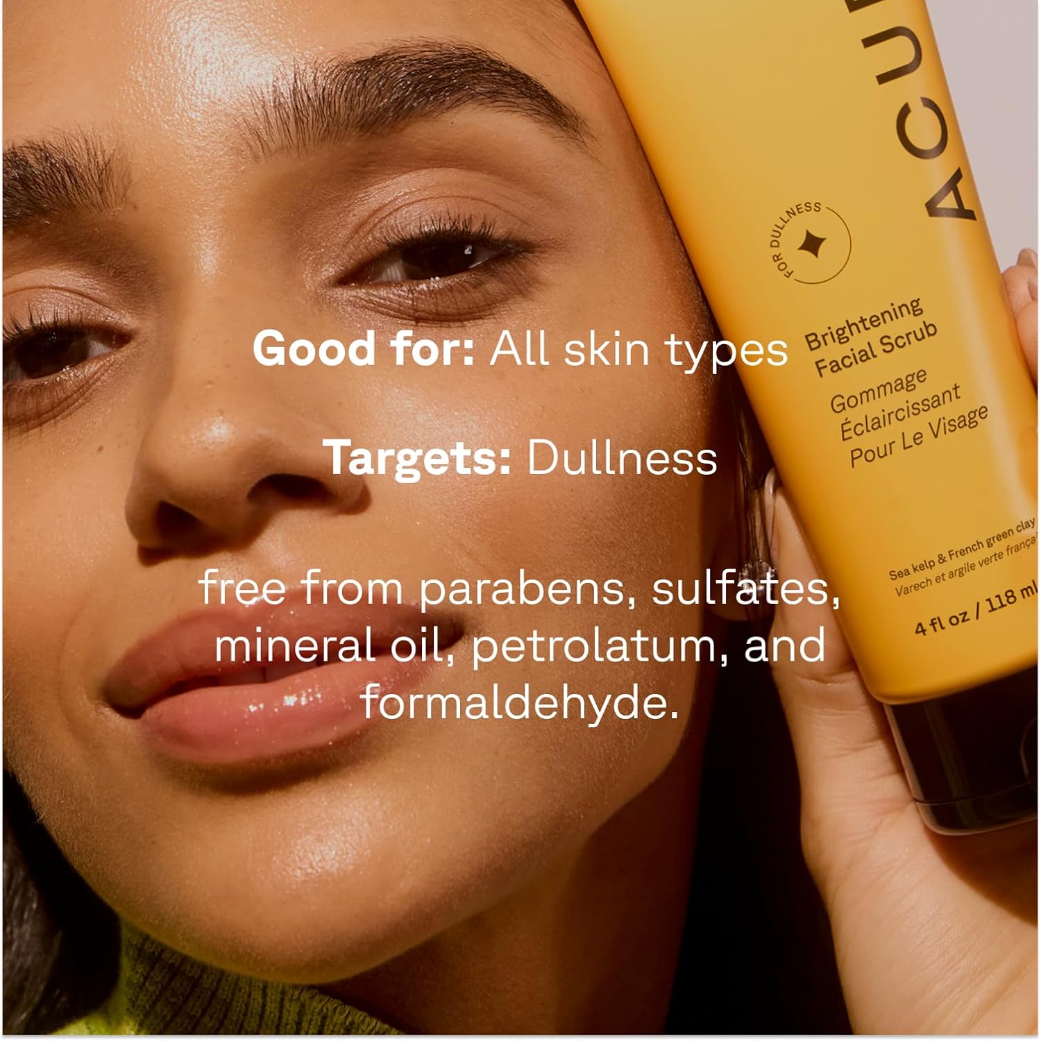 ACURE BRIGHTENING ( ECLAIRCISSANT ) FACIAL SCRUB 118ML