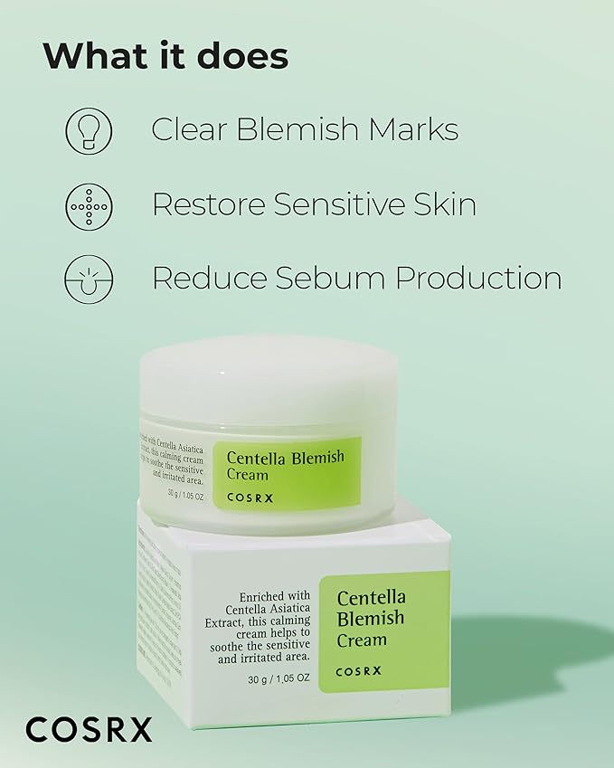COSRX CENTELLA BLESMISH CREAM ( CREME CICATRISANTE ) 30G