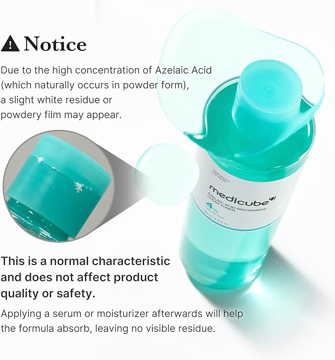 MEDICUBE AZELAIC ACID NIACINAMIDE CLEAR TONER 4% 250 ML