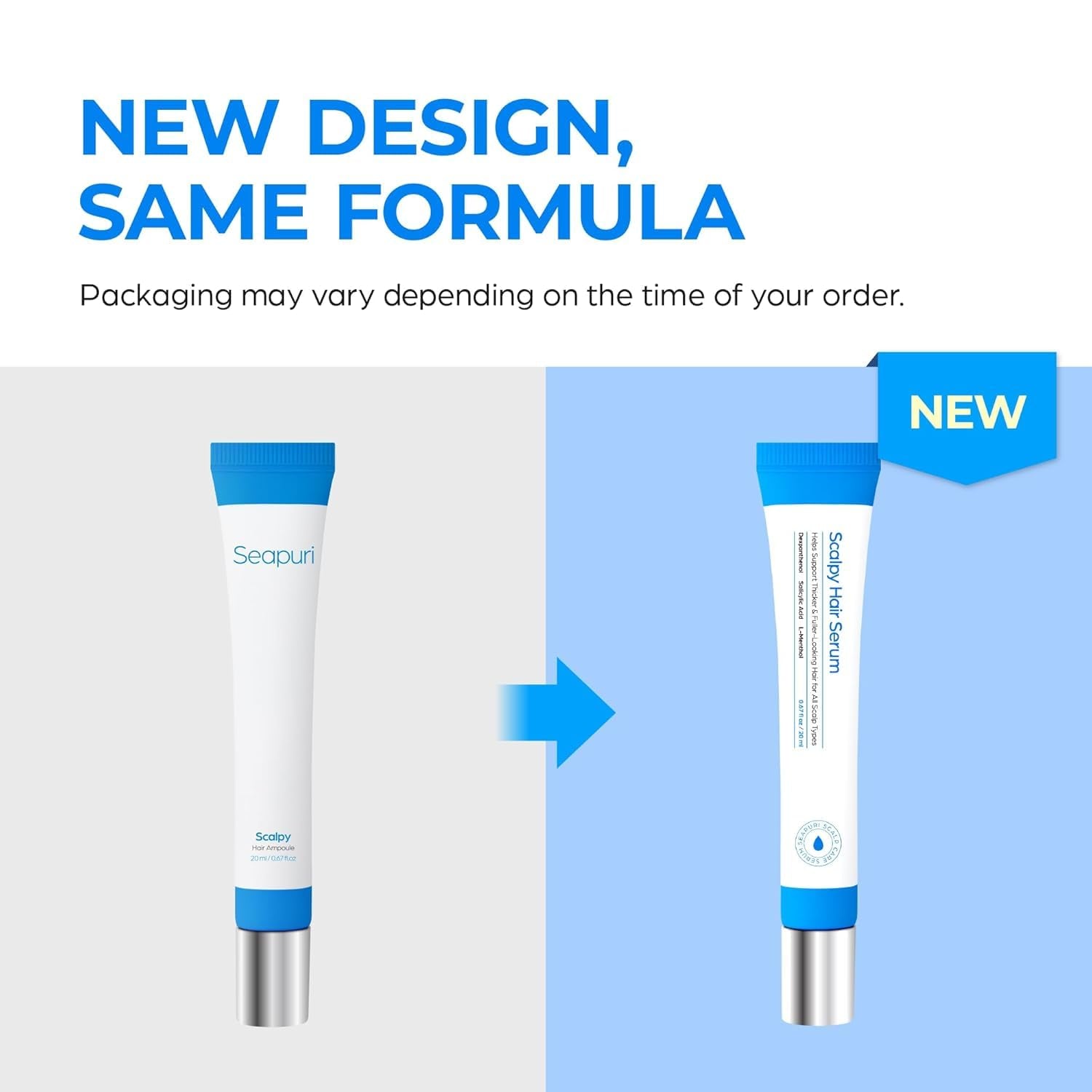 SEAPURI SCALPY HAIR GROWTH SERUM FOR LOSS HAIR 20ML