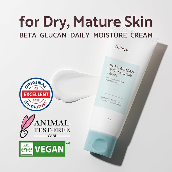 IUNIK BETA GLUCAN DAILY MOISTURE CREAM 60ML