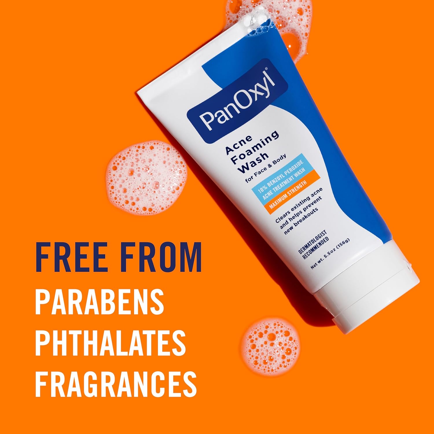 PANOXYL ACNE FOAMING WASH BENZOYL PEROXIDE 10% MAXIMUM STRENGHT 156 G