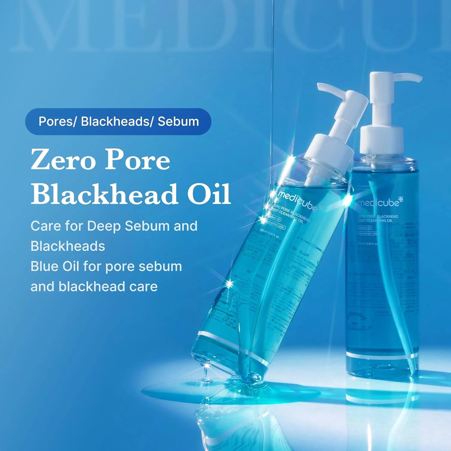 MEDICUBE ZERO PORE BLACKHEAD DEEP CLEANSING OIL 205ML