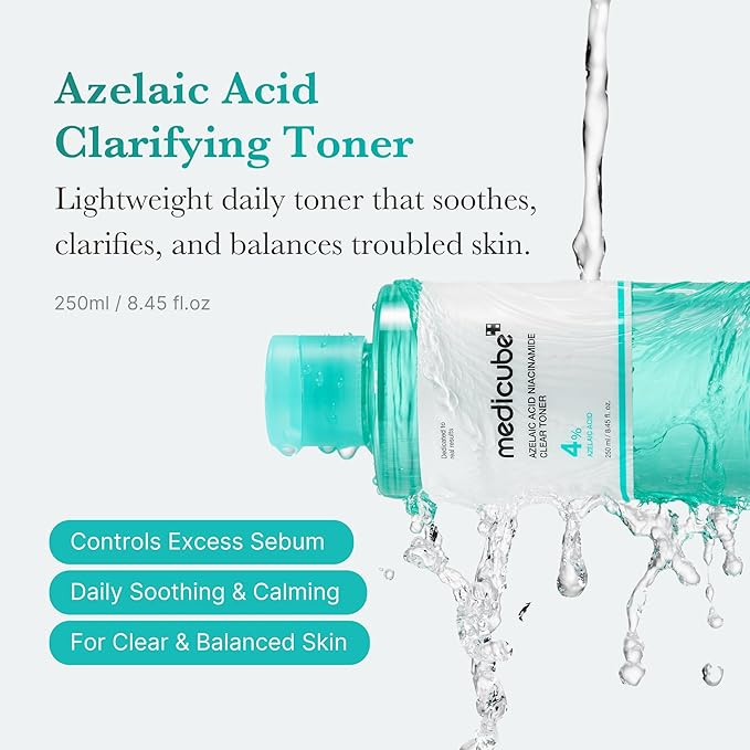MEDICUBE AZELAIC ACID NIACINAMIDE CLEAR TONER 4% 250 ML