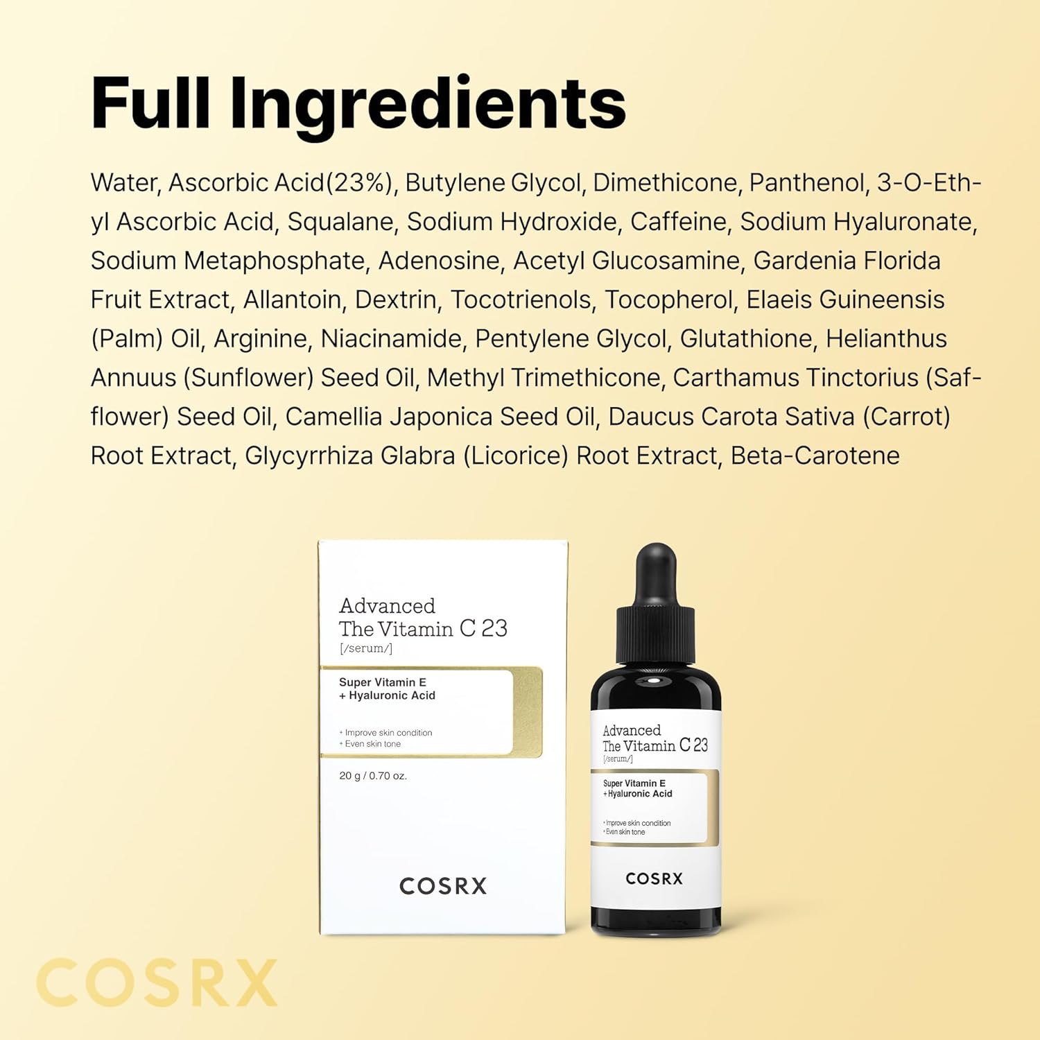 COSRX THE VITAMIN C 23 SERUM 20ML (NEW)