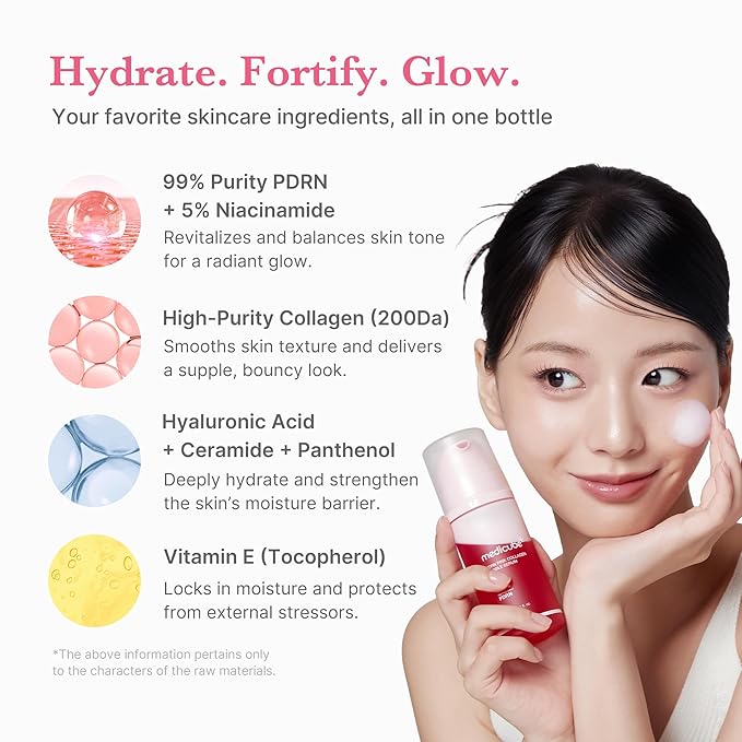 MEDICUBE PINK PDRN COLLAGEN BUBBLE SERUM 95 ML