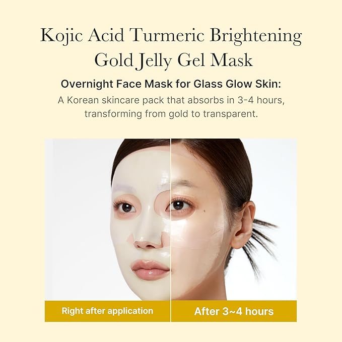 MEDICUBE KOJIC ACID TURMERIC BRIGHTENING GEL MASK 28G
