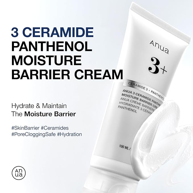 ANUA CERAMIDE 3+ PANTHENOL MOISTURE BARRIER CREAM 100ML