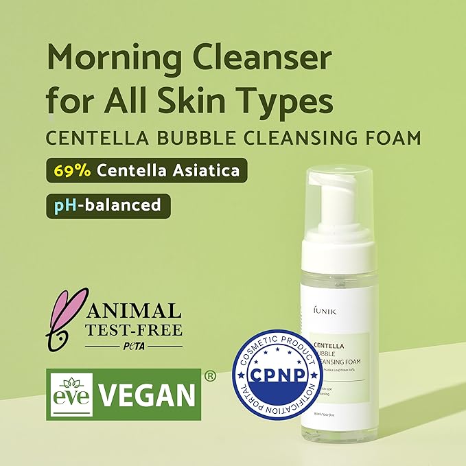 IUNIK CENTELLA BUBBLE CLEANSING FOAM 150 ML
