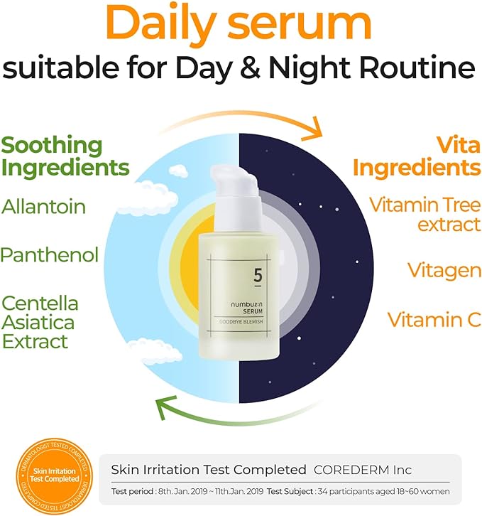 NUMBUZIN - NO.5 GOODBYE BLEMISH SÉRUM ANTI IMPERFECTIONS 50ML
