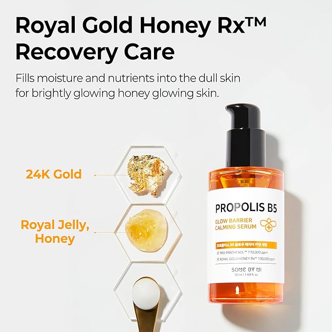 SOME BY MI B5 SÉRUM À L’EXTRAIT DE PROPOLIS , DE MIEL , ET DE NIACINAMIDE 50ML