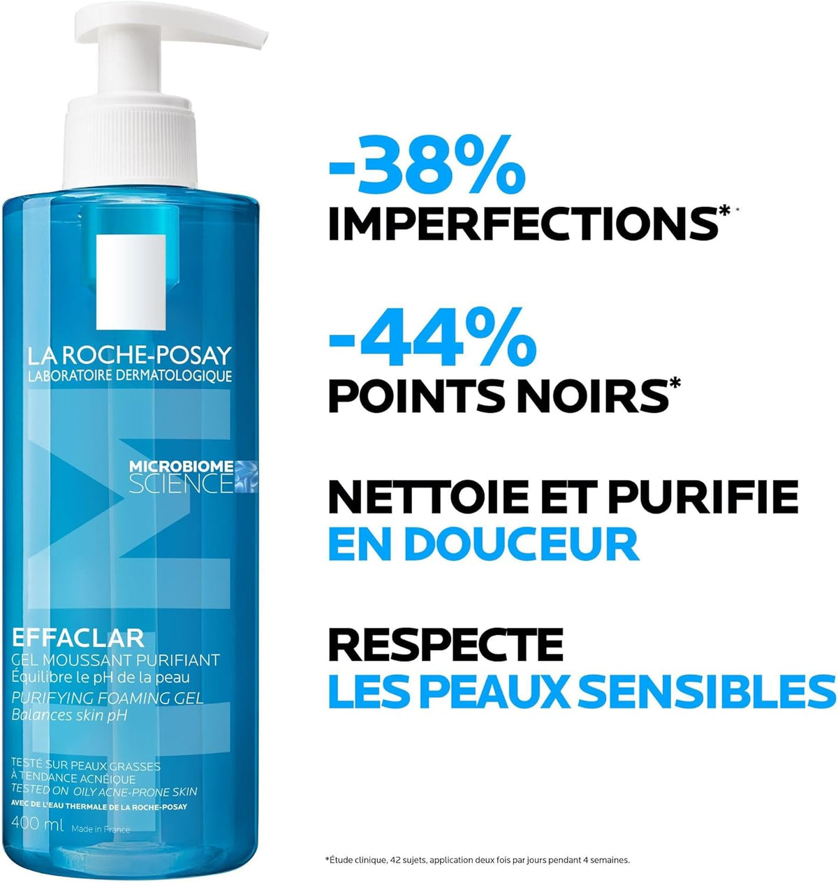 LA ROCHE POSAY GEL NETTOYANT EFFACLARE 400 ML