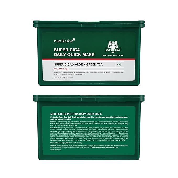 MEDICUBE SUPER CICA DAILY QUICK MASK 350G 30PCS