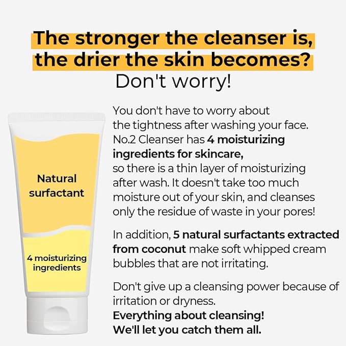 NUMBUZIN NO.2 DEEP CLEAN FRESH CREAM CLEANSER 120ML