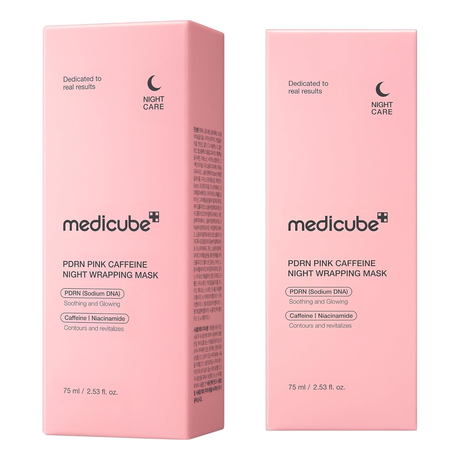 MEDICUBE PDRN PINK CAFFEINE NIGHT WRAPPING MASK 75ML