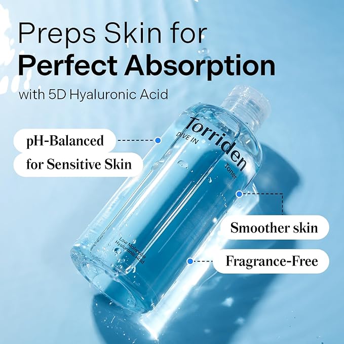 TORRIDEN DIVE IN LOW MOLECULE HYALURONIC ACID TONER 300ML