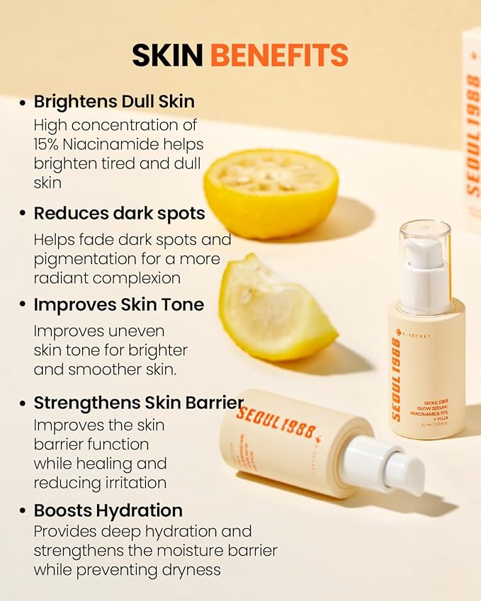 K-SECRET SEOUL 1988 GLOW SERUM NIACINAMIDE 15% + YUJA 30ML