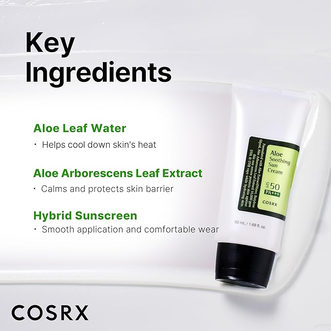 COSRX - ALOE SOOTHING SUN CREAM SPF 50+PA++++
