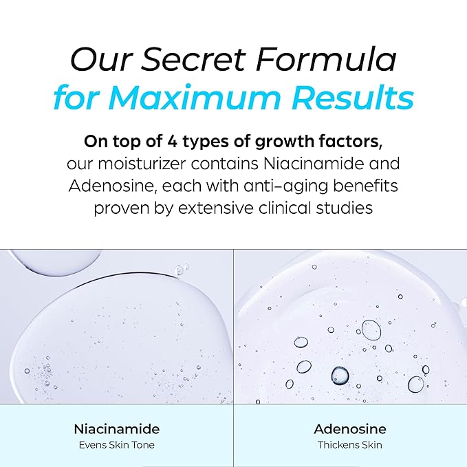 SEAPURI SHAVIK GLACIER ANTI ANGING CREAM / 4 TYPES OF EGF + NIACINAMIDE 70 ML