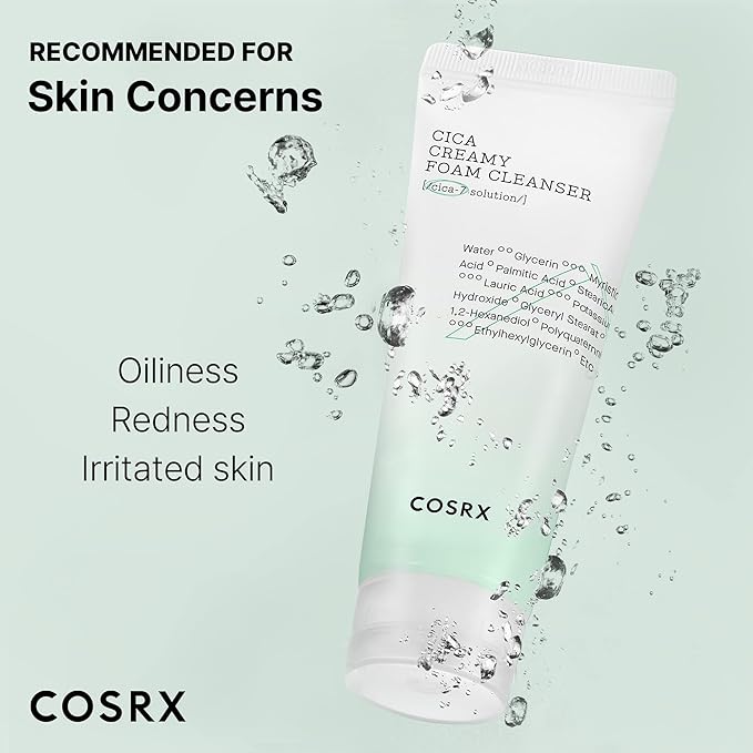 COSRX PURE FIT CICA CREAMY FOAM CLEANSER A LA CENTELLA ASIATICA 150 ML