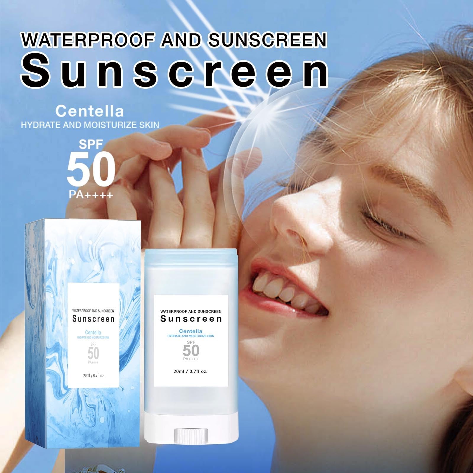 MADAGASCAR CENTELLA HYALU-CICA SILKY-FIT SUN SPF50+ PA++++ STICK 20G