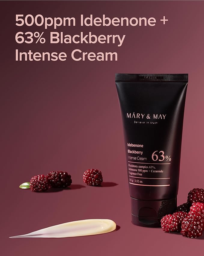 MARY & MAY IDEBENONE BLACKBERRY INTENSE 63 CREAM 100G