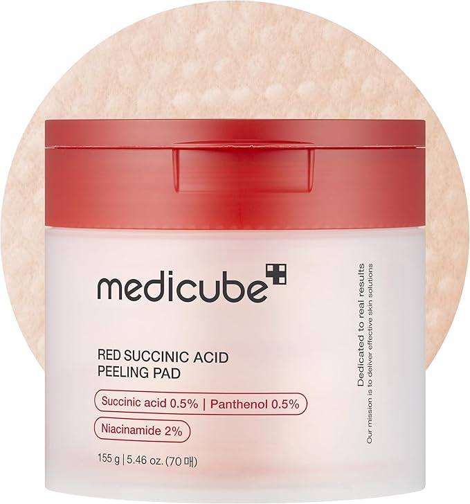 MEDICUBE RED SUCCINIC ACID PEELING PADS 155G