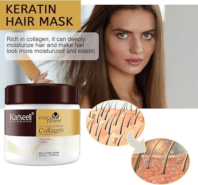 KARSEELL MASQUE CAPILLAIRE (ORIGINAL) AU COLLAGÈNE 500 ML