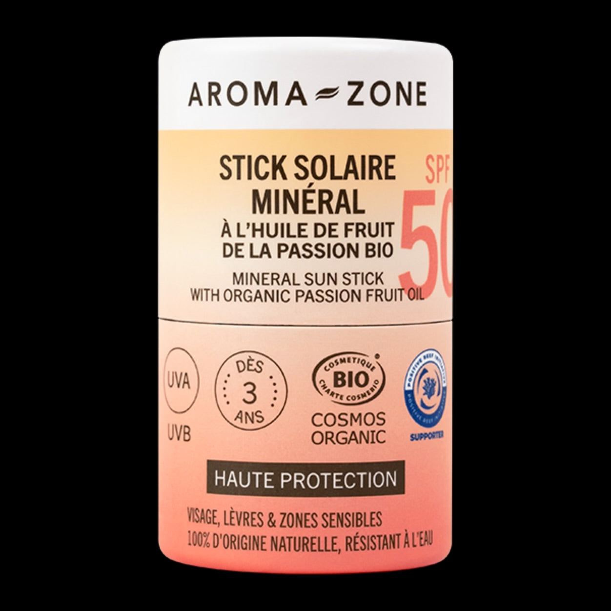 AROMA ZONE STICK SOLAIRE BIO MINÉRAL SPF 50 / 20G