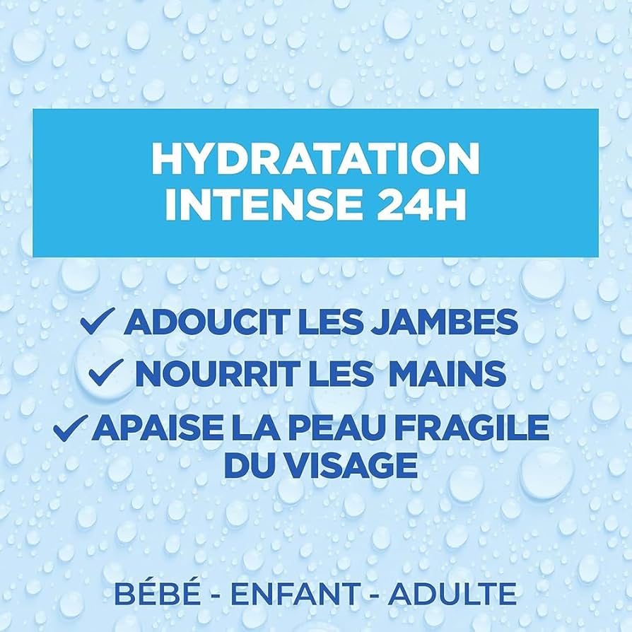 MIXA LA CRÈME FRAÎCHE ET FONDANTE À L'ACIDE HYALURONIC PUR 400ML