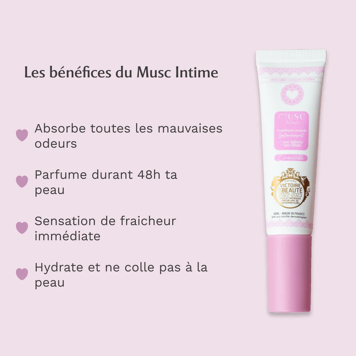 MUSC INTIME L’IRRÉSISTIBLE MUSC BLANC ( MUSC TAHARA )
