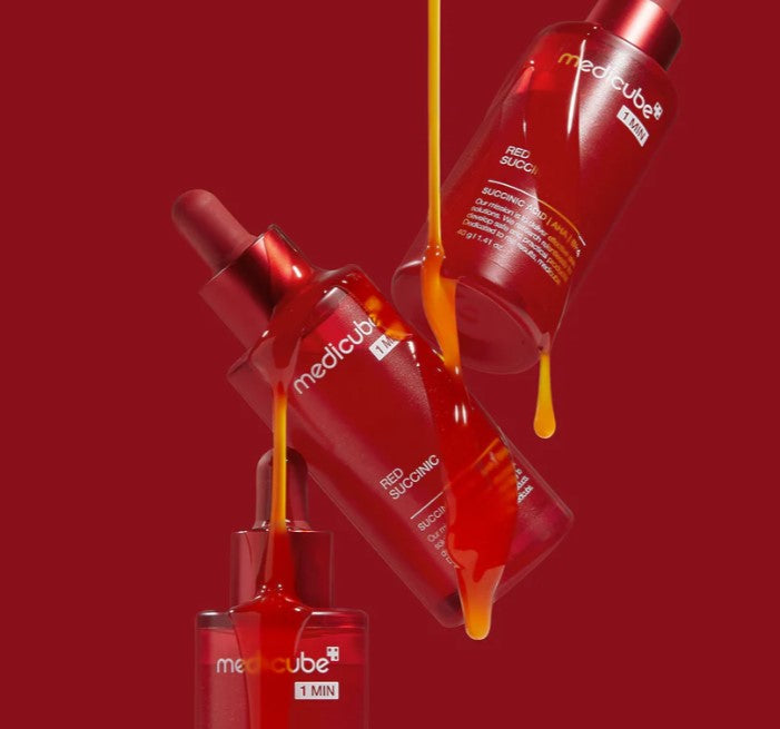 MEDICUBE 1 MINUTE RED ACNE SUCCINIC ACID PEEL 40 G