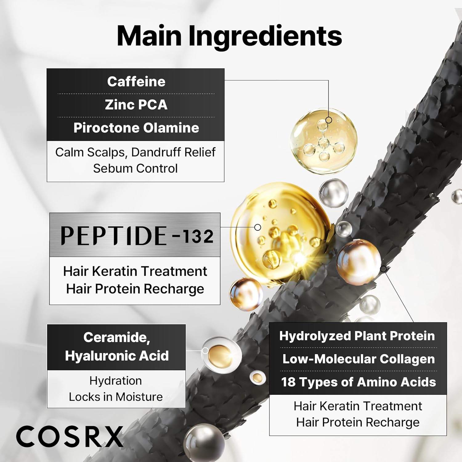 COSRX PEPTIDE 123 SHAMPOO 200ML